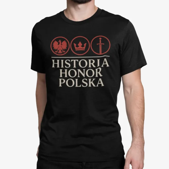 Koszulka Patriotyczna BIAŁOCZERWONI – HISTORIA HONOR POLSKA