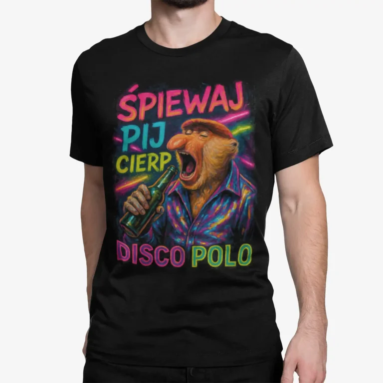 Koszulka męska Disco Polo z Nosaczem
