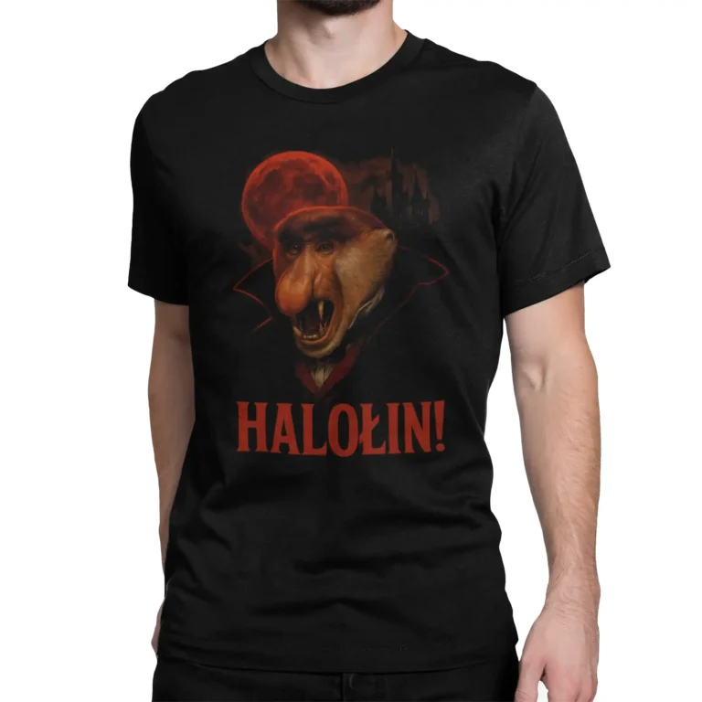 koszulka z nadrukiem horror halloween