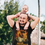 Koszulka na prezent dla ojca Nosacz: MISJA PIELUCHA