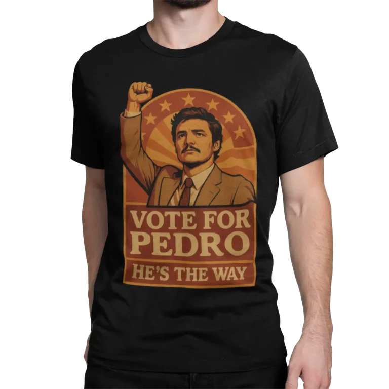Pedro Pascal - Vote for Pedro | Viralowy t-shirt z aktorem | Filmowa koszulka