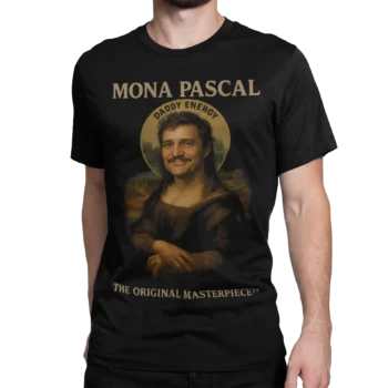 Pedro Pascal Mona Lisa „Mona Pascal” | Filmowa koszulka męska