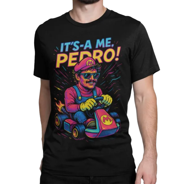Koszulka Pedro Pascal Mario-Style
