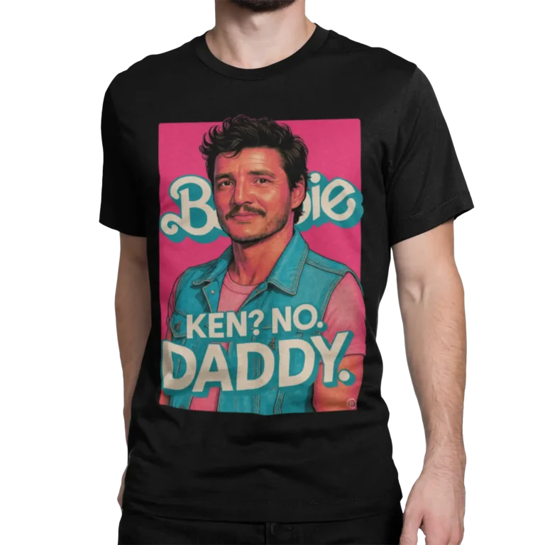 Pedro Pascal Daddy Ken No – Popkultura Barbie Style | Filmowa koszulka