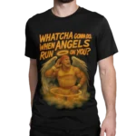 Hulk Hogan – Whatcha Gonna Do, When Angels Run on You? | T-shirt WWE dla fanów wrestlingu | Koszulka