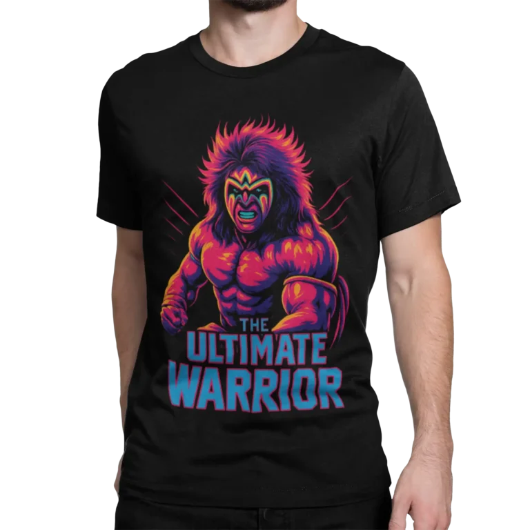 The Ultimate Warrior | T-shirt WWE dla fanów wrestlingu | Koszulka
