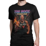 Dwayne „The Rock” Johnson – Forever | T-shirt WWE dla fanów wrestlingu | Koszulka