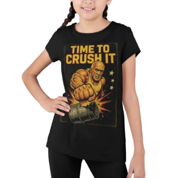 Hulk Hogan - Time to Crush It | T-shirt WWE dla fanów wrestlingu | Koszulka