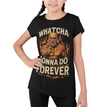 Hulk Hogan - Whatcha Gonna Do Forever | T-shirt WWE dla fanów wrestlingu | Koszulka męska