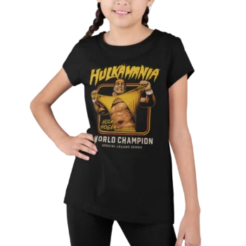 Hulk Hogan - Hulkamania | T-shirt WWE dla fanów wrestlingu | Koszulka