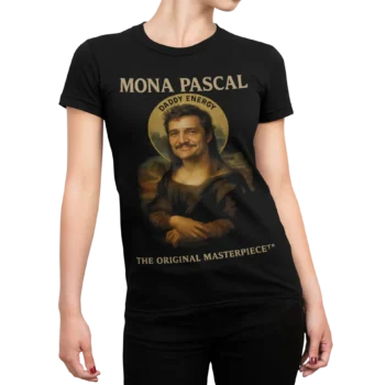 Pedro Pascal Mona Lisa „Mona Pascal” | Filmowa koszulka damska
