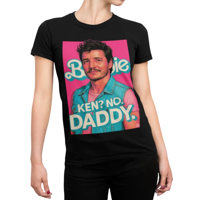 Pedro Pascal Daddy Ken No – Popkultura Barbie Style | Filmowa koszulka