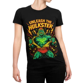 Hulk Hogan - Unleash the Hulkster | T-shirt WWE dla fanów wrestlingu | Koszulka