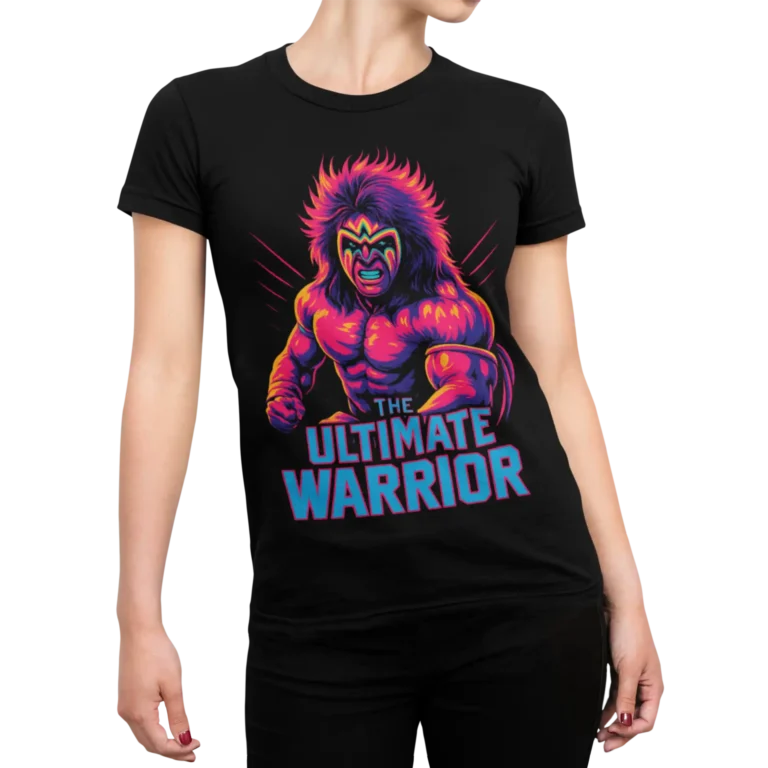 The Ultimate Warrior | T-shirt WWE dla fanów wrestlingu | Koszulka