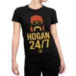 Hulk Hogan 24/7 | T-shirt WWE dla fanów wrestlingu | Koszulka damska