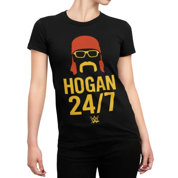 Hulk Hogan 24/7 | T-shirt WWE dla fanów wrestlingu | Koszulka