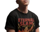 Hulk Hogan „Eternal Slam 1953–2025” – hołd dla legendy | T-shirt WWE dla fanów wrestlingu | Koszulka