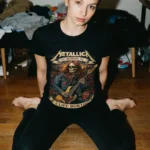 Koszulka Metallica Cliff Burton In Memory Of 1962-1986 | Damska koszulka rockowa dla gitarzystki