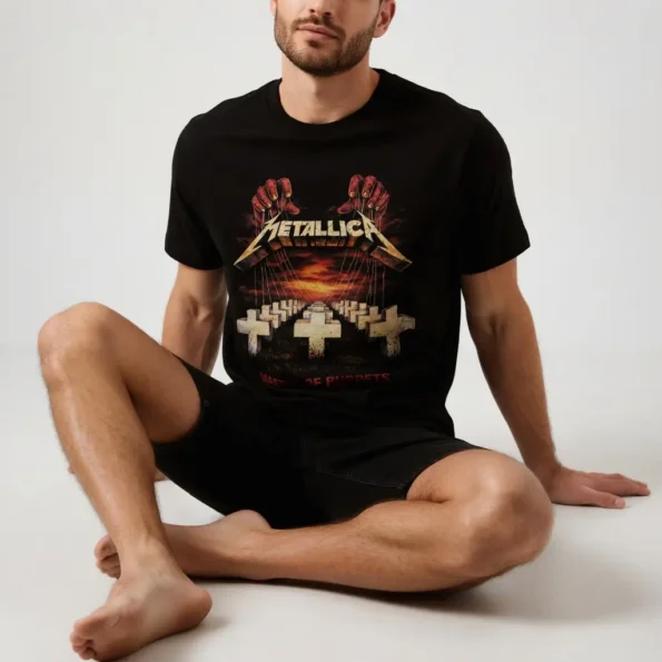 master of puppets t-shirt męski