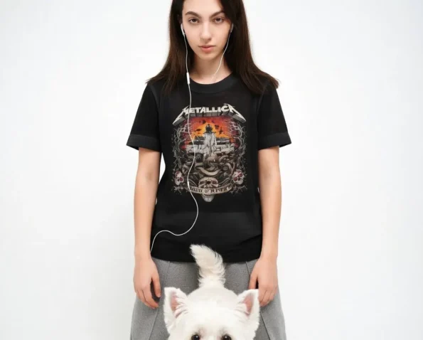 master of puppets koszulka damska