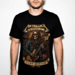 Koszulka Metallica Cliff Burton In Memory Of 1962-1986 | Męska koszulka rockowa dla gitarzysty
