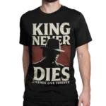 Michael Jackson - King Never Dies | Męska koszulka muzyczna w stylu retro