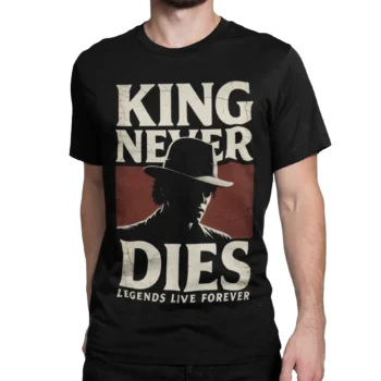 Michael Jackson - King Never Dies | Męska koszulka muzyczna w stylu retro