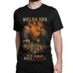 Izrael Iran Wojna - Wielka gra | Męska koszulka polityczna antywojenna