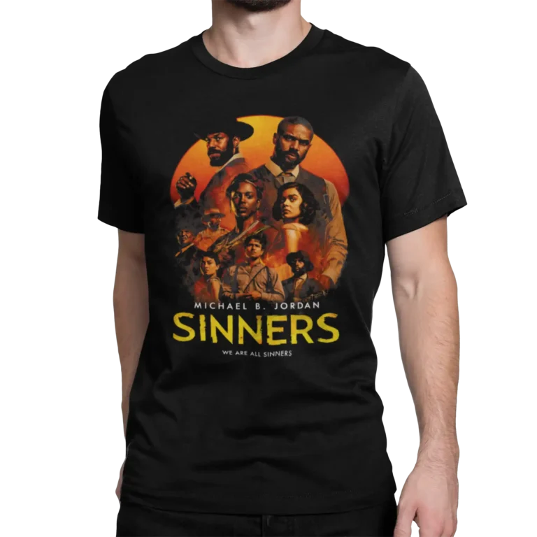 Koszulka Sinners (Grzesznicy) | Filmowy t-shirt męski z Michaelem B. Jordanem