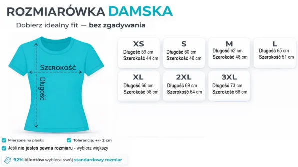 Amejzing rozmiarówka damska koszulek typu t-shirt