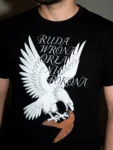 Ruda wrona orła nie pokona | Męska koszulka patriotyczna z orłem i wroną