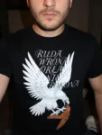 Ruda wrona orła nie pokona | Męska koszulka patriotyczna z orłem i wroną