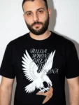Ruda wrona orła nie pokona | Męska koszulka patriotyczna z orłem i wroną
