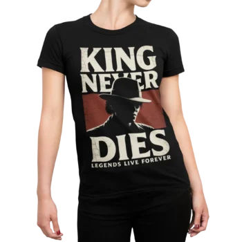 Michael Jackson - King Never Dies | Damska koszulka muzyczna w stylu retro