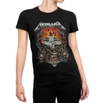 Koncertowa koszulka damska Metallica Master of Puppets to klasyk, który zna każdy fan heavy metalu.
