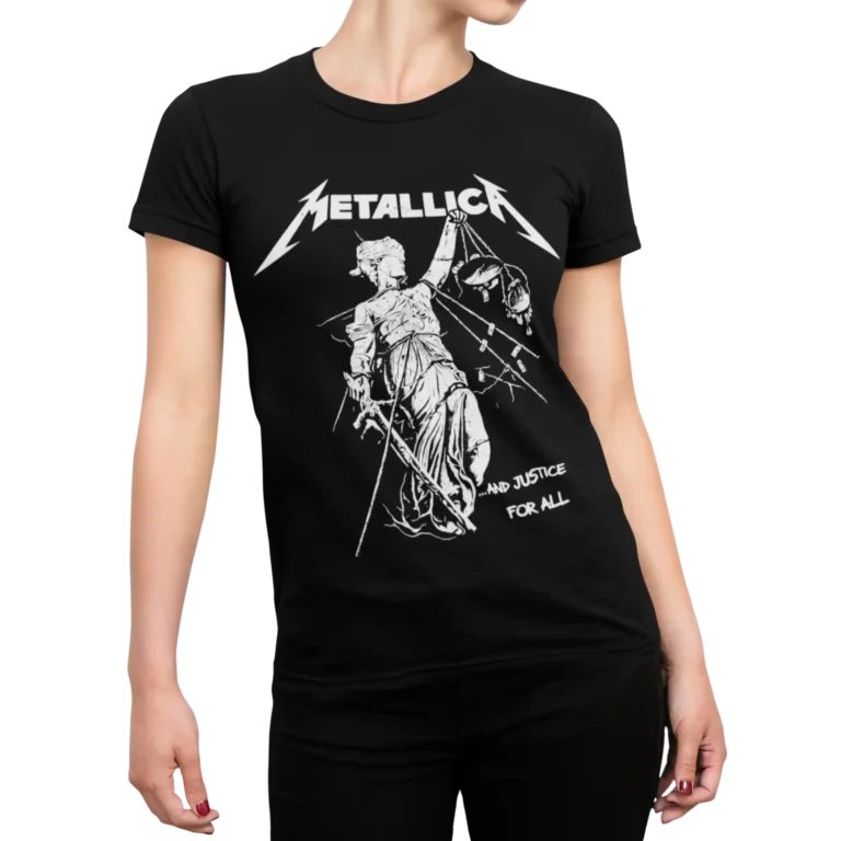 metallica koszulka damska dla kobiet na koncert