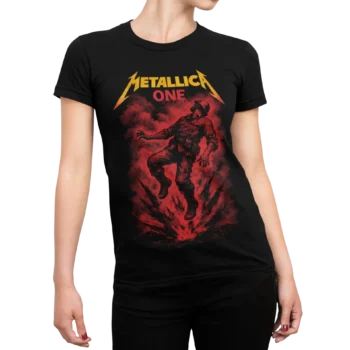 Koszulka Metallica ONE – legendarny motyw, mocny klimat | Damska koszulka muzyczna