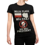 Koszulka Nie Mój Prezydent Karol Nawrocki | Polityczna koszulka damska