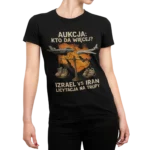 Koszulka Izrael vs Iran: aukcja kto da więcej- licytacja na trupy | Antywojenna koszulka damska