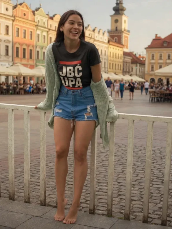 jbć upa czarna koszulka damska sklep darmowa wysyłka