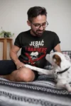 Jebać UPA i Banderę – czarna koszulka antybanderowska anty UPA