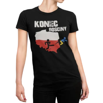 koniec gościny anty ukraina koszulka damska